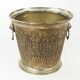 Champagne bucket in brass regrowth silver with lion handles, 1900s