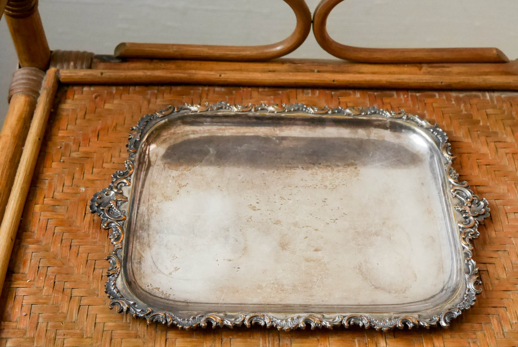 Silver tray