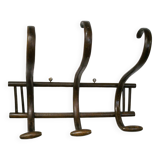 Bentwood wall-mounted coat rack