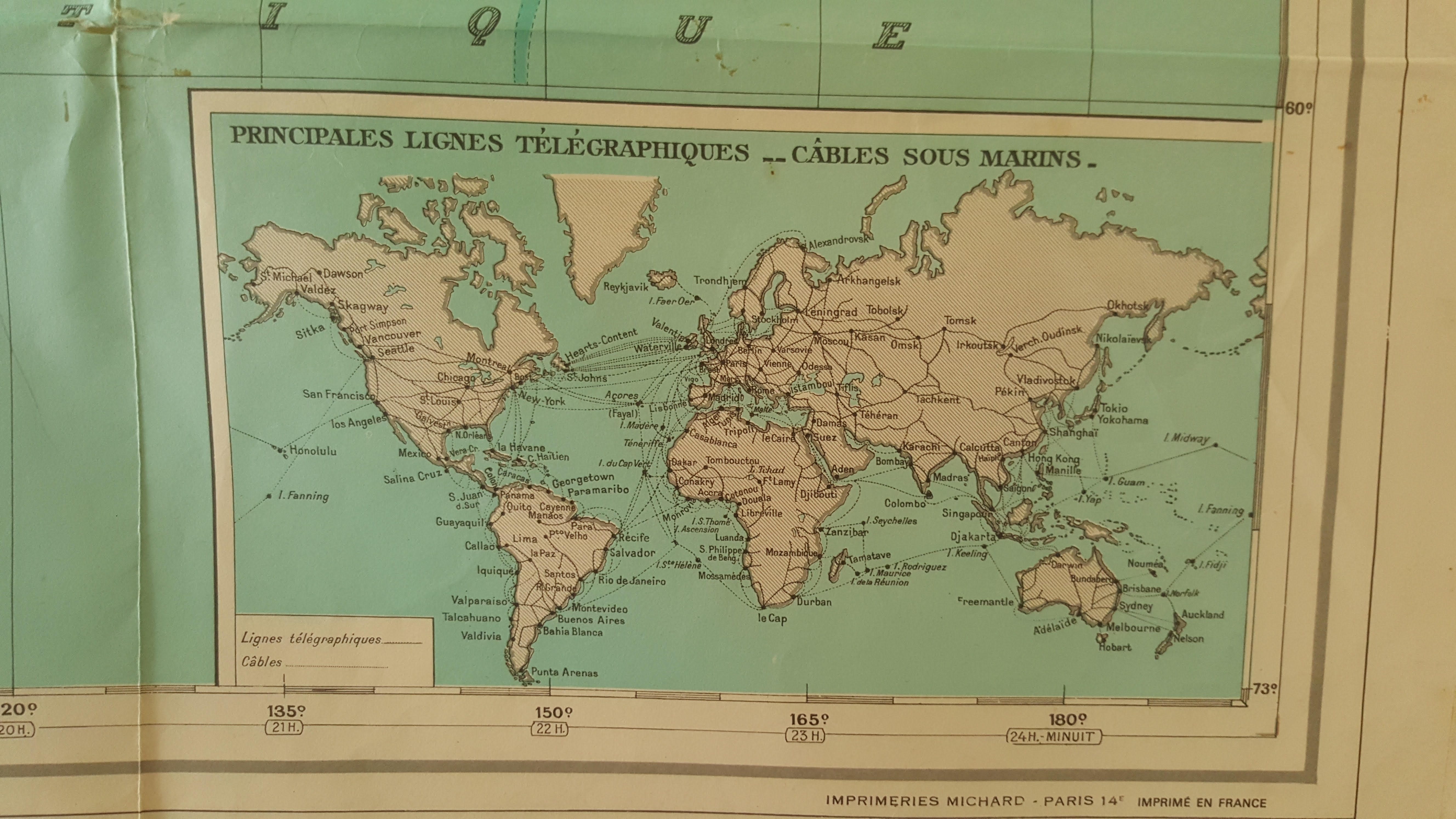 Taride politics map "the five parts of the world"