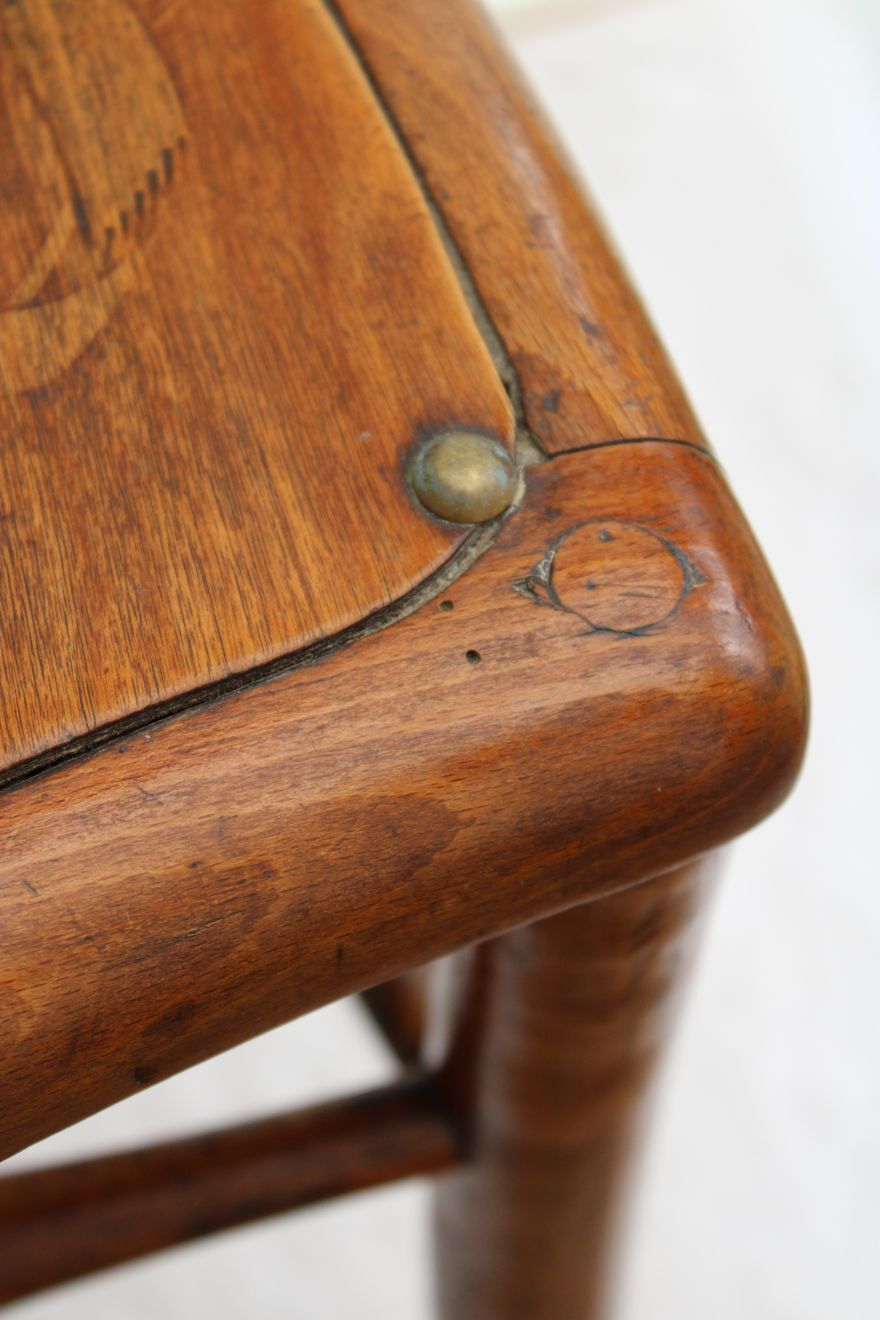 Embossed bistro chair