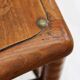 Embossed bistro chair
