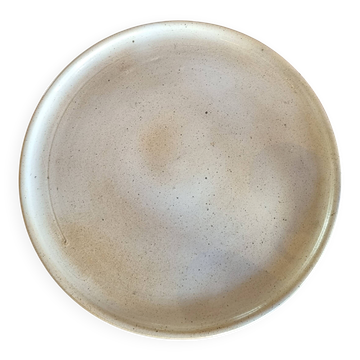 Grand plat à tarte ou à fromage en grès
