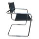Cantilever armchair MR20 (Mies van der Rohe) with armrests