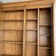 Library, solid wood wardrobe