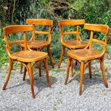 4 Fischel Wissembourg bistro chairs from the 1930s