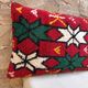 Vintage Berber cushion cover, Moroccan wool cushion.