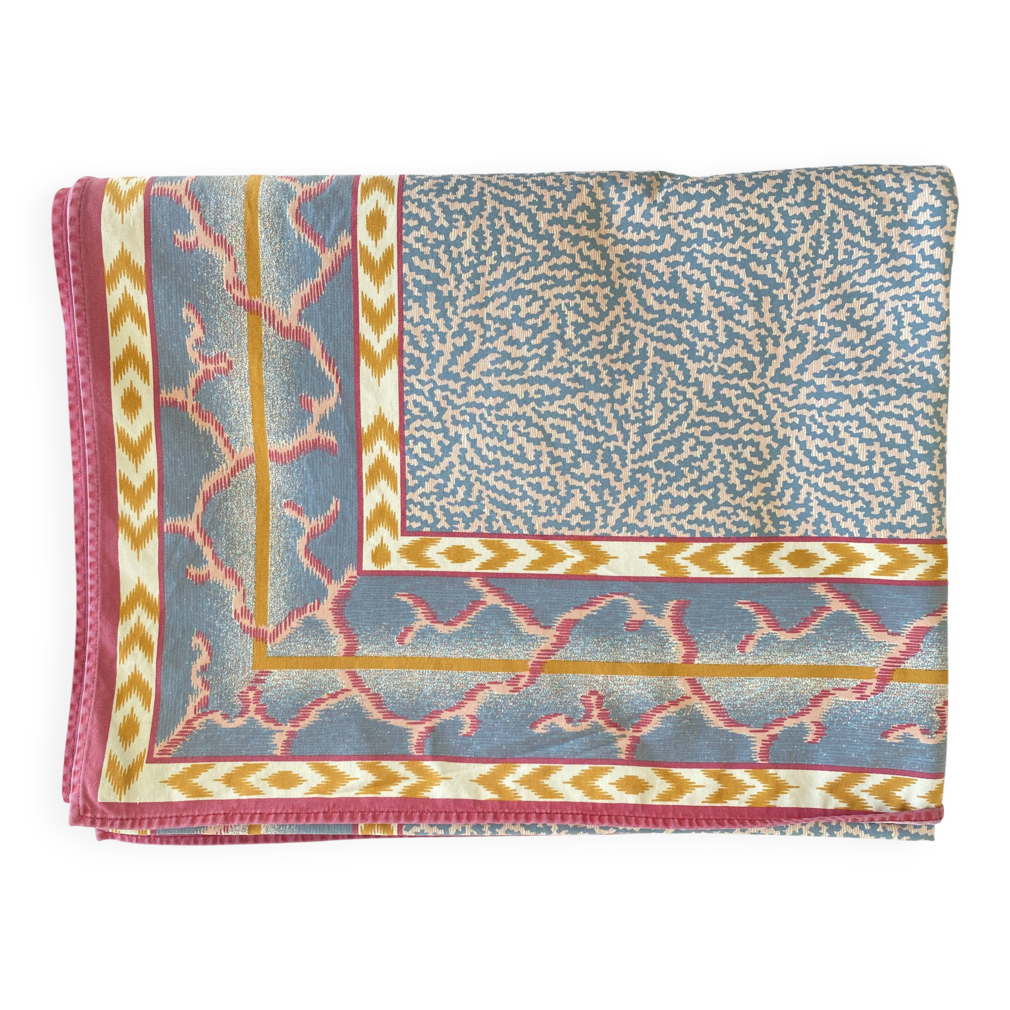 Large printed tablecloth for 12 people - MIE - Cotton - 170x230 cm