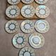 Art Deco coffee service Limoges Unique signed Pailles – 27 pieces in iridescent porcelain