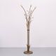 Hollywood Regency Gold flower shaped floor lamp 1980s