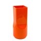 Studio Opi, vase en céramique orange de l'ère spatiale, Gabbianelli Italie ca. 1960