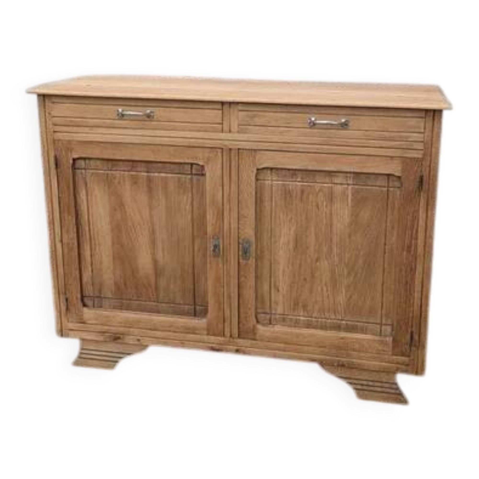 Natural wood sideboard