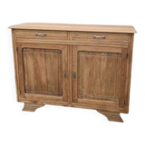 Natural wood sideboard