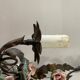 Italian Tole Rose Flower Sconces Set of 2