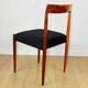 German Lübke vintage black chairs - 4 pieces - great set