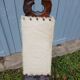 Tripod chair/stool in wood and goatskin