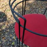 6 chairs from the 80s, metal structure