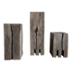 3 monoliths, ancient oak columns