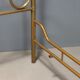 Antique double brass bed with decorations, Italy, 20th century.