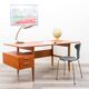 Filigree Danish-style desk, 1960s, in teak