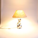Patchwork Pattern Table Lamp By Keramika Liboje, Yugoslavia 1950S