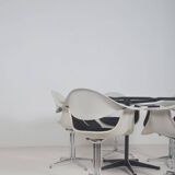 Eames dining table and 5 chairs by George Nelson for Herman Miller, 1960s