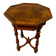 Table octogonale Anglaise marquetée