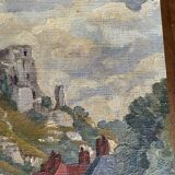 Oil on landscape cardboard 35 X 27