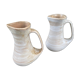 Set of 2 pitchers sandstone-Manufacture Niederwiller-70s