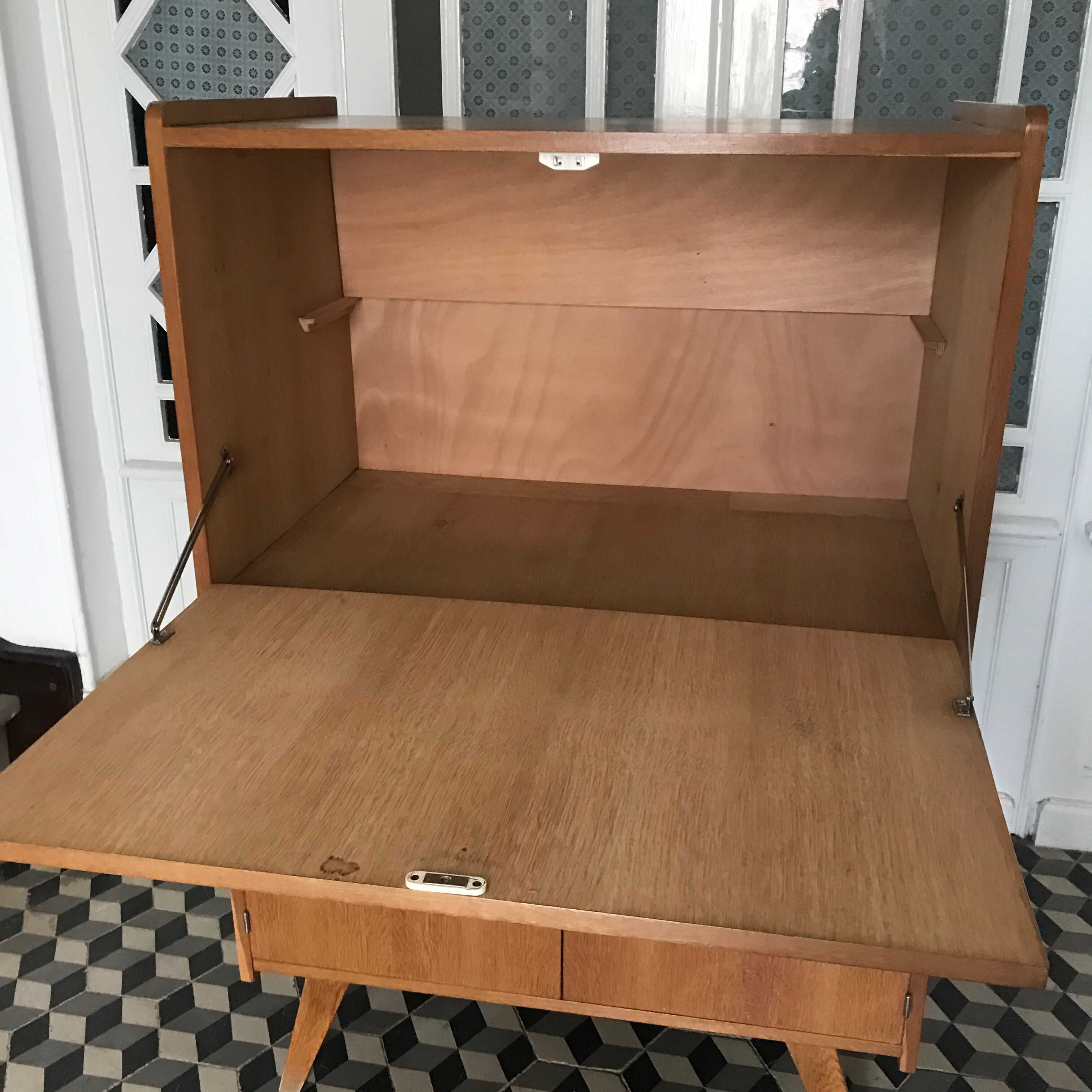 Wooden secretary