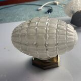 Geometrical Sandblasted Sconces Set of 2 1950’s