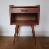 Vintage teak bedside table