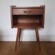Vintage teak bedside table