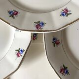 Digoin Sarreguemines dinner plates, floral