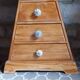 Pyramid-shaped chest of drawers