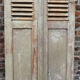Old pair of wooden shutters 152 cm