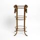 Italian Mid Century Regency side table in gold plated Metal by Li Puma