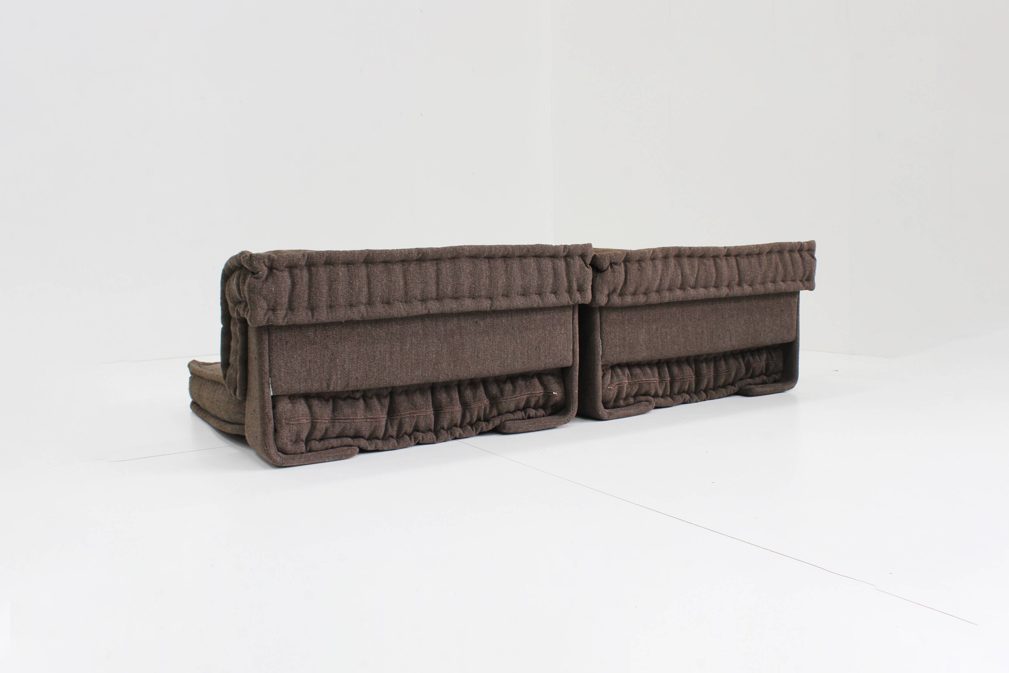 Vintage Roche Bobois Mah Jong sofa design by Hans Hopfer