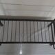 60's design metal and glass coffee table