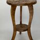 Antique Japanese hand carved side table, Liberty London ca 1905