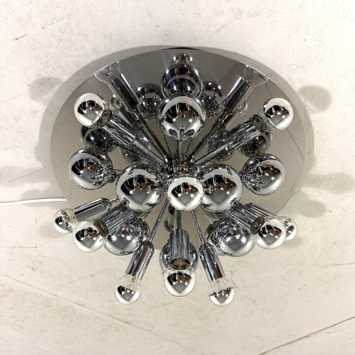 Cosack chrome Sputnik wall lamp / ceiling lamp 1960’s