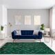 Modern Moroccan carpet green