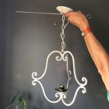 Wrought iron ceiling hanging lamp