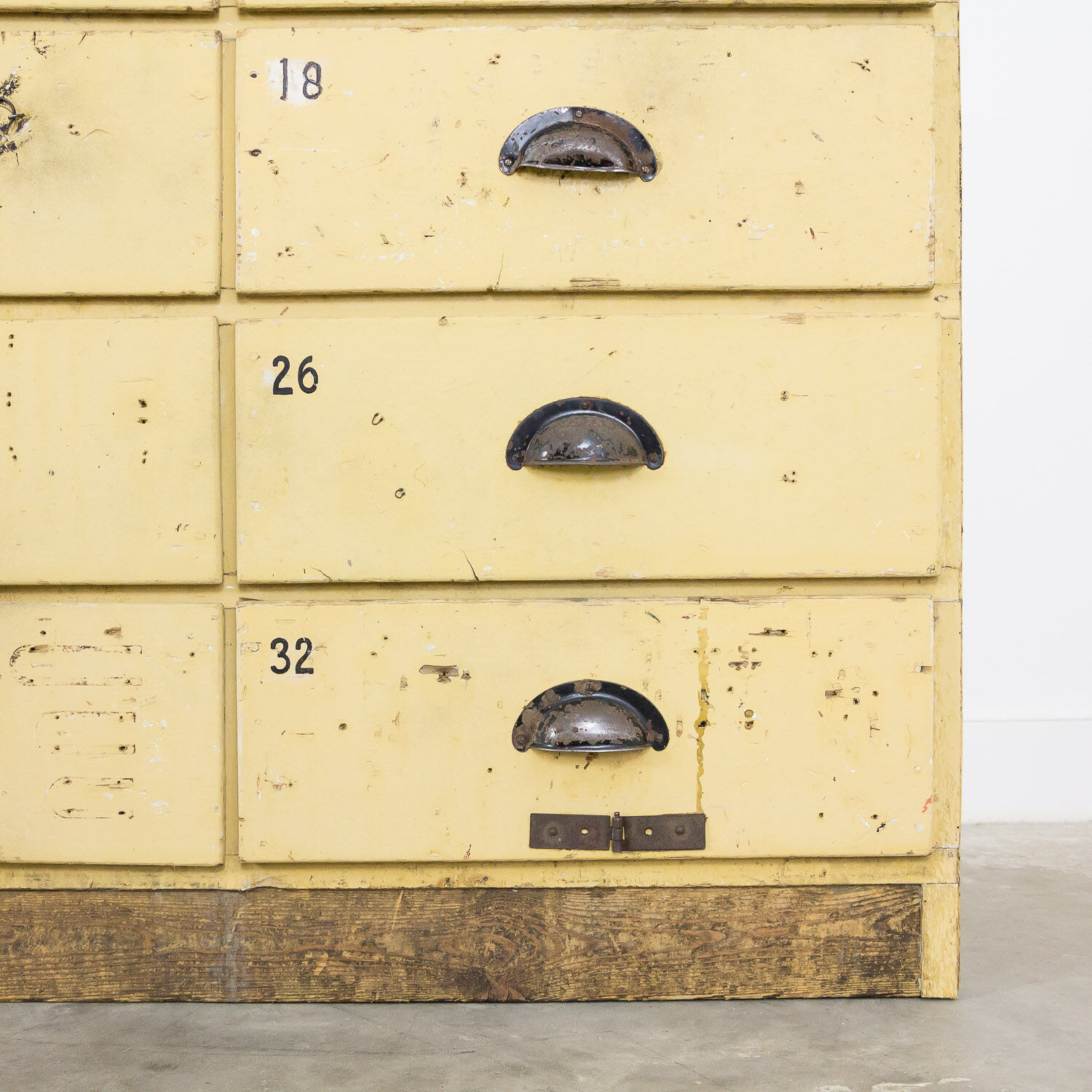 Bank of drawers large