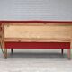 1970s, Danish drop-arm daybed/sofa by Illum Wikkelsø, furniture wool.