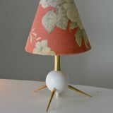 Pair of atomic design table lamps