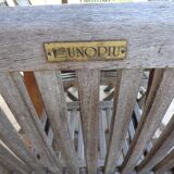 Table extérieur  en teck Unopiu avec 10 chaises
