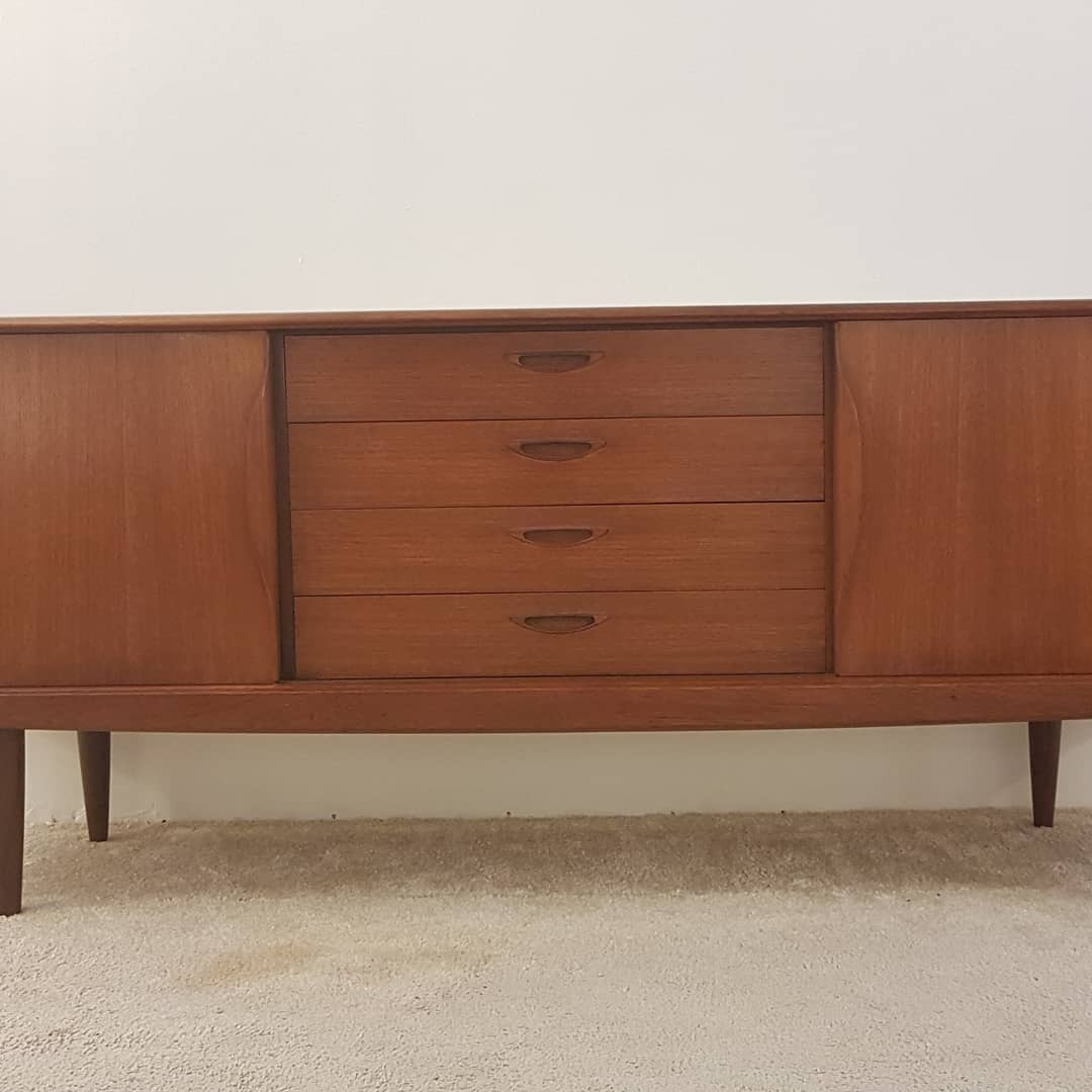Scandinavian sideboard designer Henry Walter Klein 1960