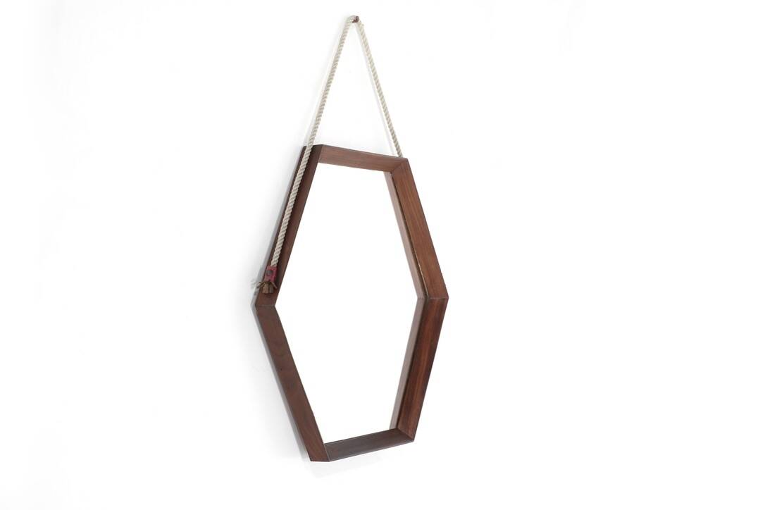 Miroir en bois, Italie années 1960