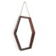 Vintage wooden mirror, Italy, 1960s.